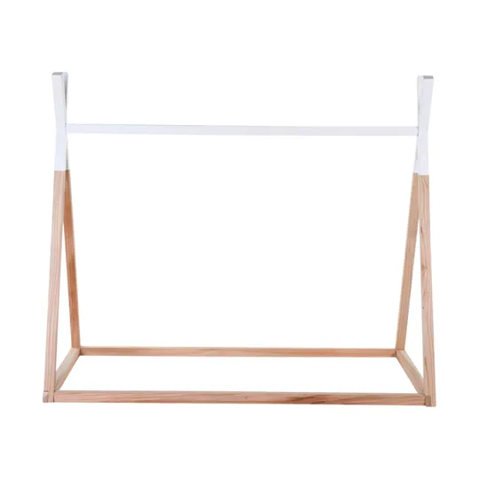 Childhome Tipi Bettrahmen Natur/Weiß 70 x 140 cm