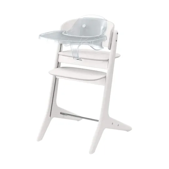 Cybex Hochstuhl – Lemo Platinum 3-in-1-Set - White Wood/White 