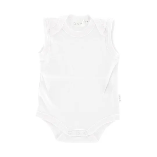 DAY Strampler Ärmellos – Off White 