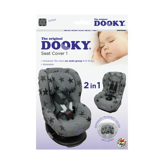 Dooky Star Gruppe 1 Autositzbezug Grey