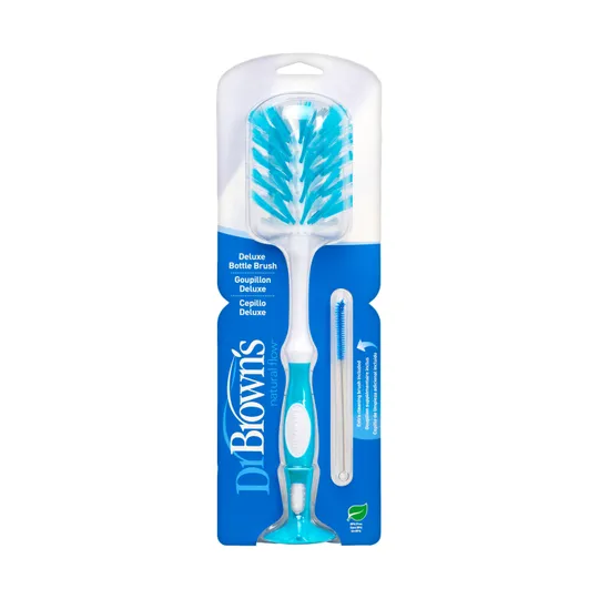 Dr. Brown's De Deluxe Flaschenbürste Blau