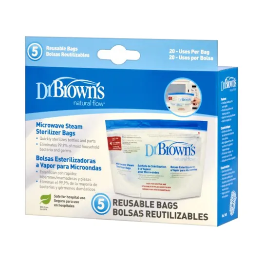 Dr. Browns Mikrowellen-Sterilisationsbeutel 5 Stück