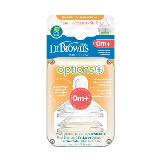 Dr. Brown's Options+ Anti-Kolik Sauger Phase 1 