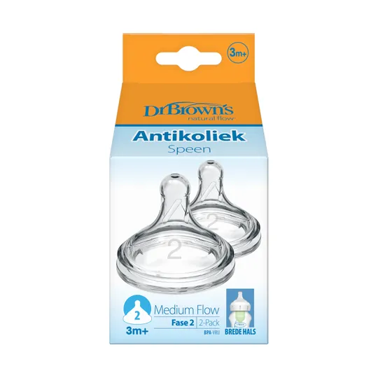Dr. Brown's Options+ Anti-Kolik Sauger Phase 2