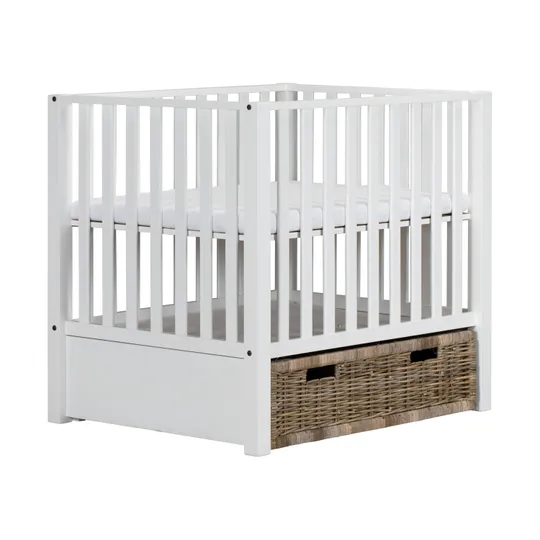 Europe Baby Mees Laufstall mit Korb-Schublade Matt