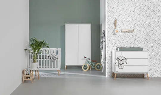 Europe Baby Sterre Babyzimmer Weiß
