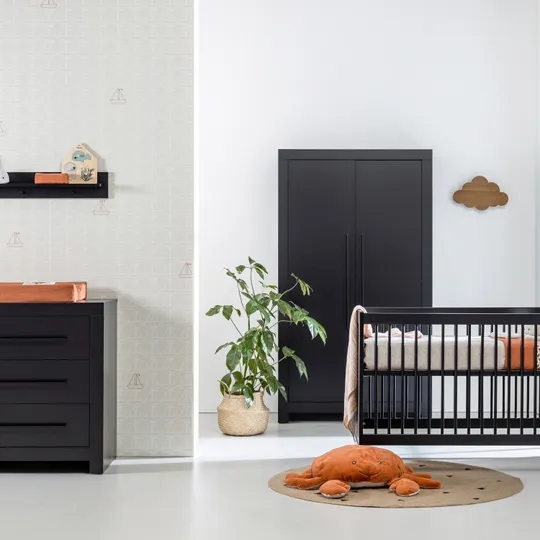 Europe Baby Vittoria III Babyzimmer Schwarz