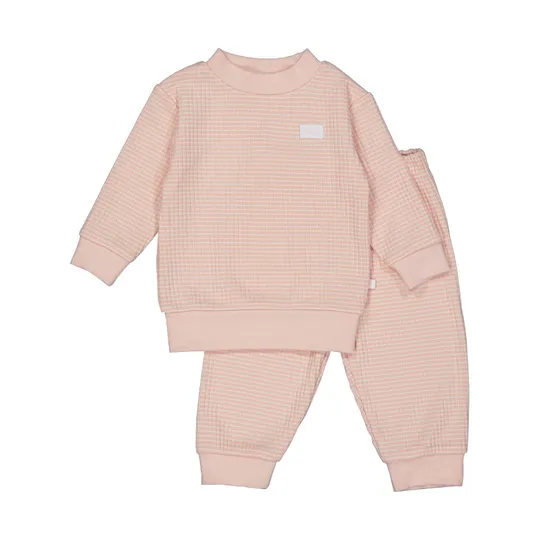 Feetje Wafel Pyjama Oud Roze Mt. 128