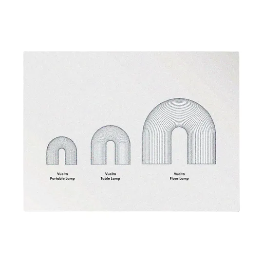 Ferm Living Vuelta Lampe - White