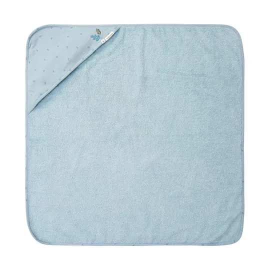 Little Dutch Pure Badecape – 100 x 100 cm – Denim Blue