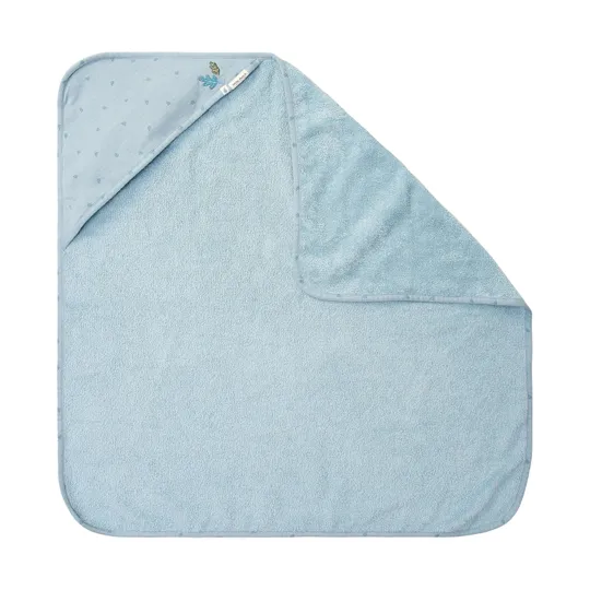 Little Dutch Pure Badcape - 75 x 75 cm - Denim Blue