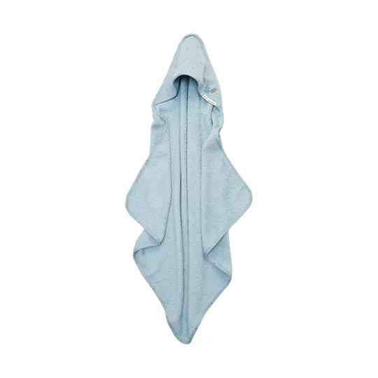 Little Dutch Pure Badcape - 75 x 75 cm - Denim Blue