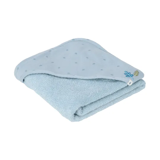 Little Dutch Pure Badcape - 75 x 75 cm - Denim Blue