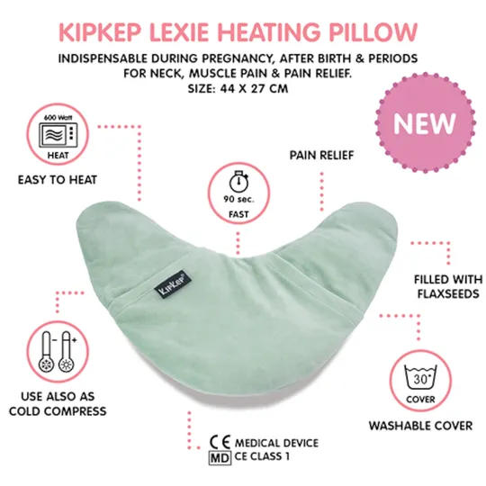 KipKep Lexie Heizkissen - Blassgrün