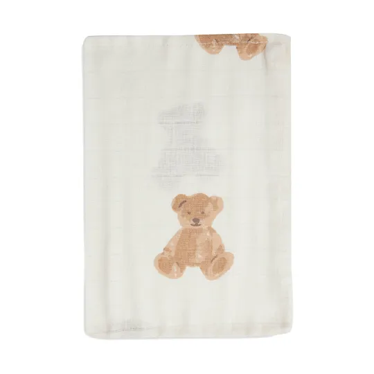 Jollein Teddy Bear Hydrophile Waschlappen 3 Stück