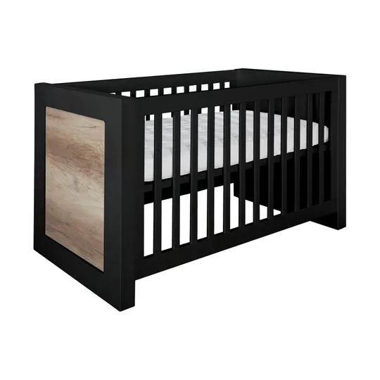 Kidsmill Long Island Babyzimmer Schwarz / Oldwood