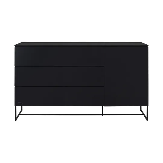 Kidsmill Intense II Kommode XL Mattschwarz