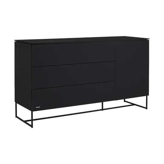 Kidsmill Intense II Kommode XL Mattschwarz