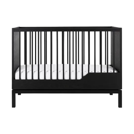 Kidsmill Savi Babybett Schwarz Eiche 60 x 120 cm