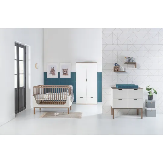 Kidsmill Sepp Babyzimmer Weiß / Buche