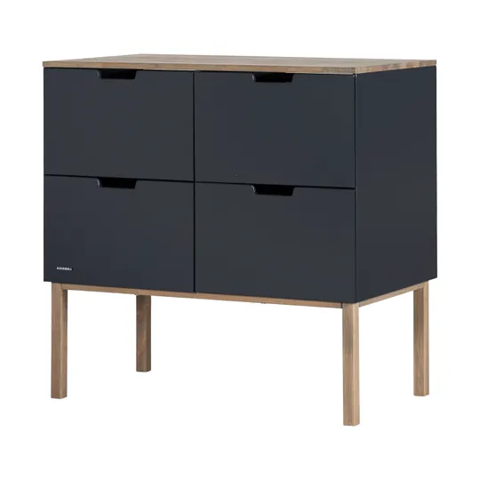Kidsmill Sepp Babyzimmer Anthrazit/Buche