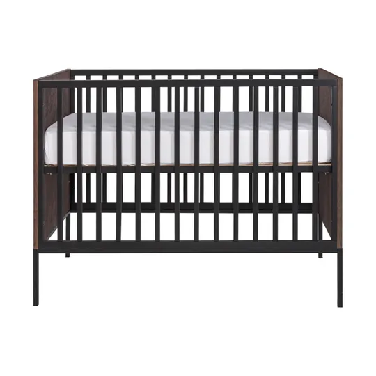 Kidsmill Vince Babyzimmer Schwarz / Walnuss