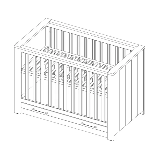 Kidsmill Sem Nautic Babyzimmer grau