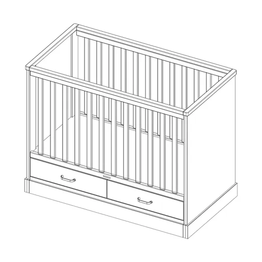 Kidsmill Newport Babyzimmer Weiß