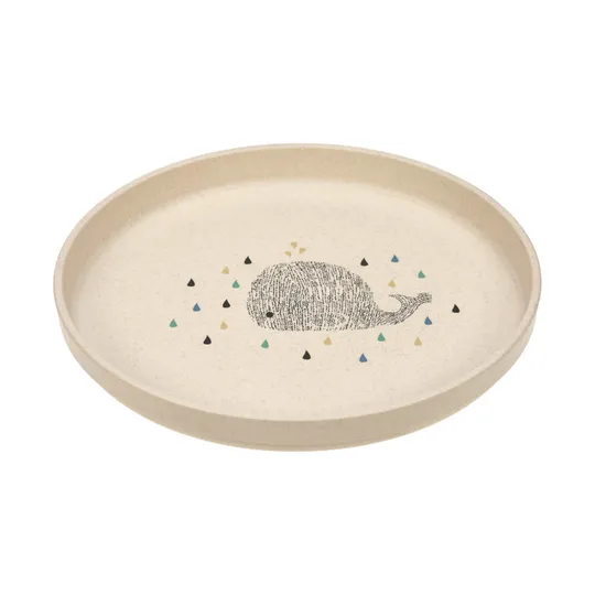 Plate PP/Cellulose Little Water Whale