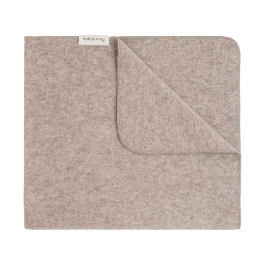 Baby’s Only Ledikantdeken – Merino Brushed – Meadow Sand