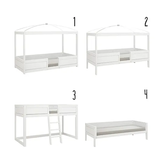 LIFETIME Kidsrooms 4 in 1 Bettkombination Luxe