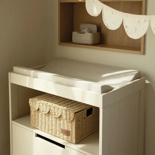 Witlof For Kids Mandje Met Deksel Geweven 