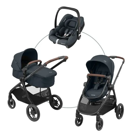 Maxi-Cosi Zelia 3 Kinderwagen 3-in-1 Essential Graphite