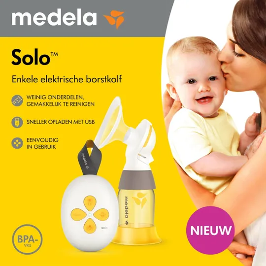 Medela Solo Einzelne elektrische Milchpumpe