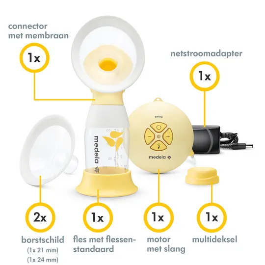 Medela Swing Flex Einzelne elektrische Brustpumpe