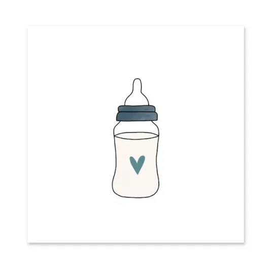 Studio Jans Mini-Karte – Milchflasche 