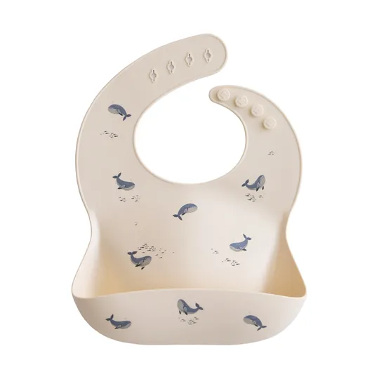 Mushie Siliconen Slab Whales