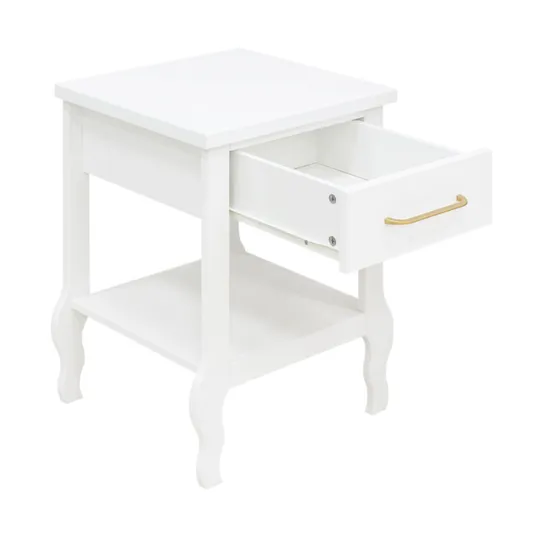 Bopita Elena Tienerkamer - Wit | Bed 120x200 + Nachtkastje + Bureau + 3-Deurs kast