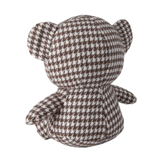 Miffy Boris Bear Pied De Poule Kuscheltier 17 cm Brown
