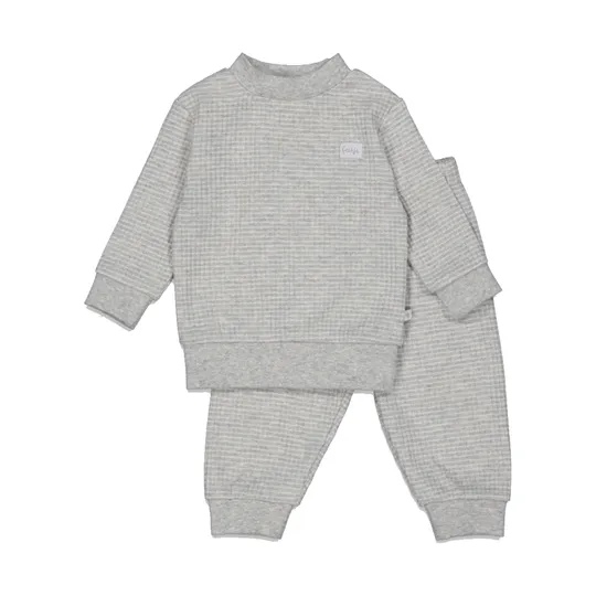 Feetje Waffel Pyjama - Grau meliert