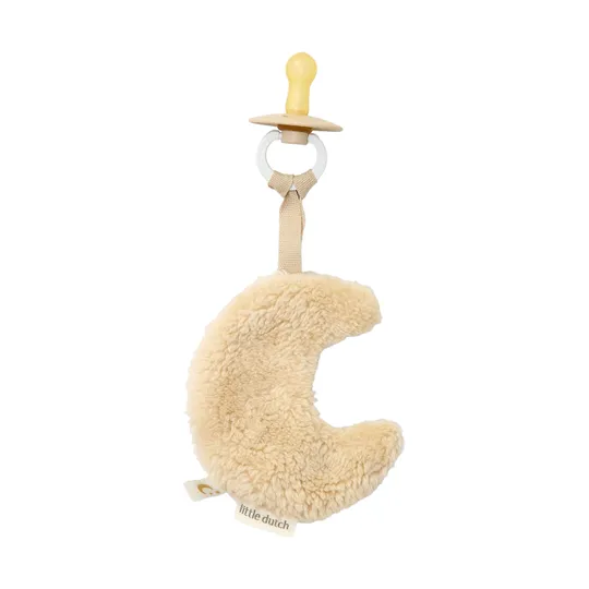 Little Dutch Pure Speendoekje - Soft Beige Maan