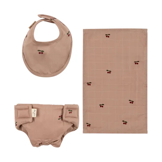 Konges Sløjd Poppenverzorgingsset - Cherry Blush