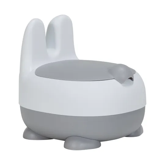 Puck Kaninchen Töpfchen Weiß / Grau