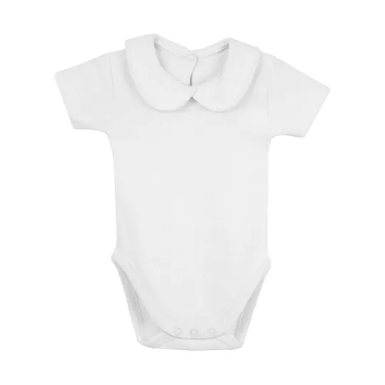 Rapife Body Kurzarm mit Kragen White
