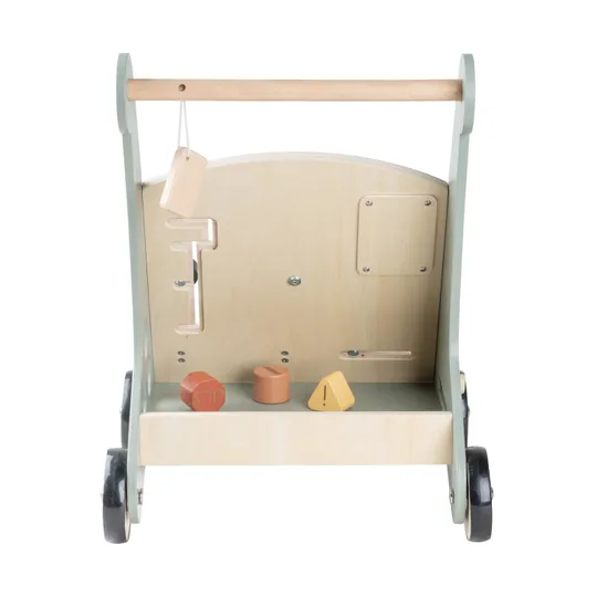 Sebra Houten Loopwagen - Blauw