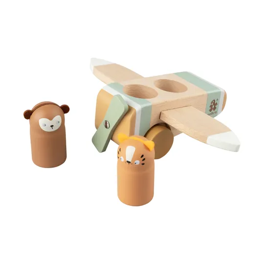 Sebra Holz Flugzeug - Wildlife