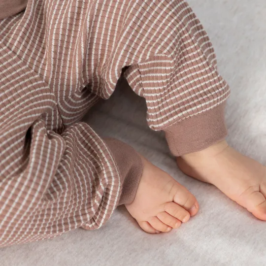 Feetje Wafel Pyjama Bruin Mt. 98