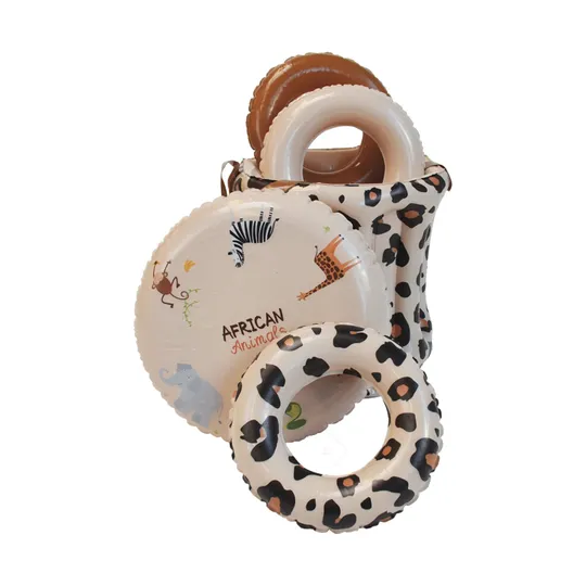 Swim Essentials Leopard Adventure Planschbecken Beige