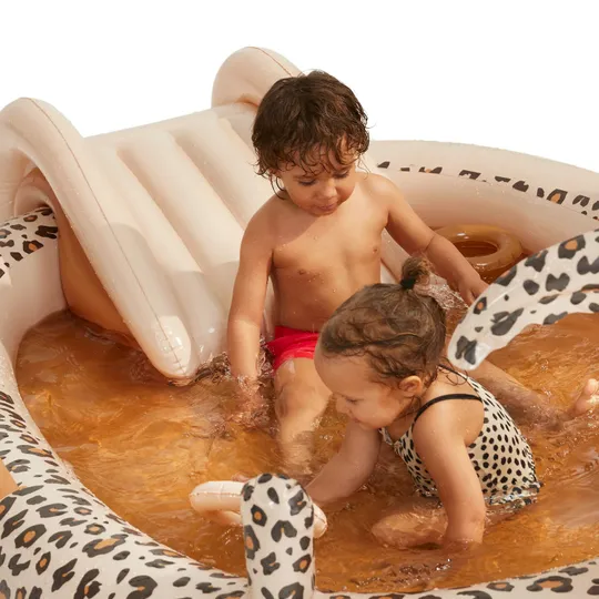 Swim Essentials Leopard Adventure Planschbecken Beige