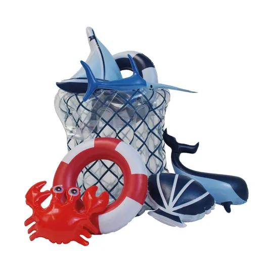 Swim Essentials Whale Adventure Planschbecken Red / White